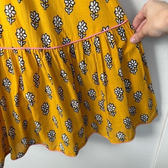 Rhode Frida Dress Womens XS Yellow Resortwear Cottagecore Summer Beach - Picture 5 of 10